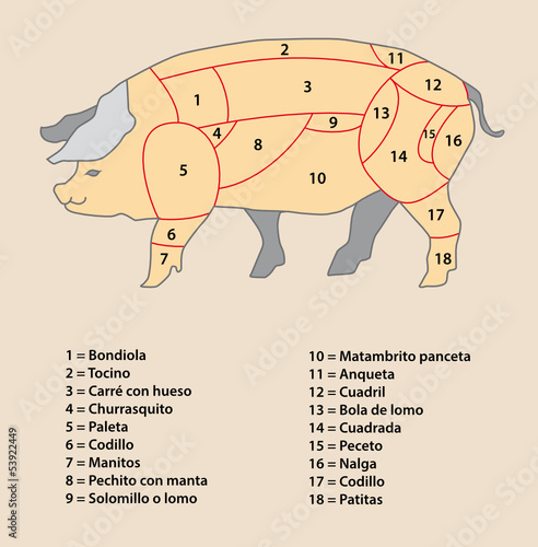 carne de cerdo