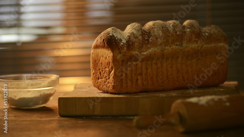 Fresh homemade bread