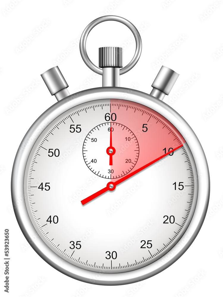 stopwatch with ten seconds period highlighted stopwatch with ten seconds period highlighted