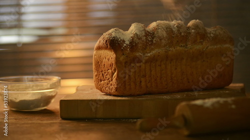 Fresh homemade bread