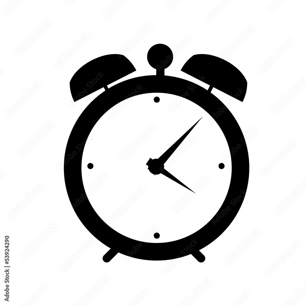 clock alarm icon vector illustration clock alarm icon vector illustration