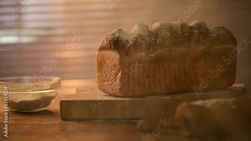 Fresh homemade bread