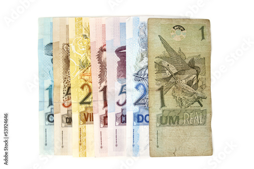 Fotografía Brazilian bills - back