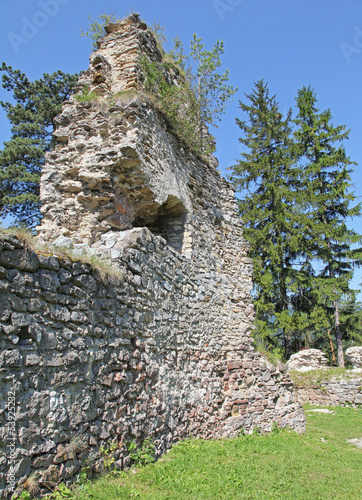 Likavsky hrad - ruined castle in Slovakia photo