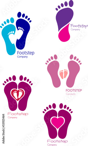 Footsteps Icon Set