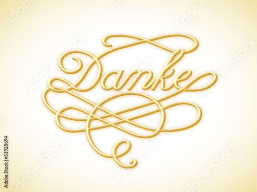 "DANKE" Karte (Vielen Dank Schön Sehr Bild Freundlichkeit)