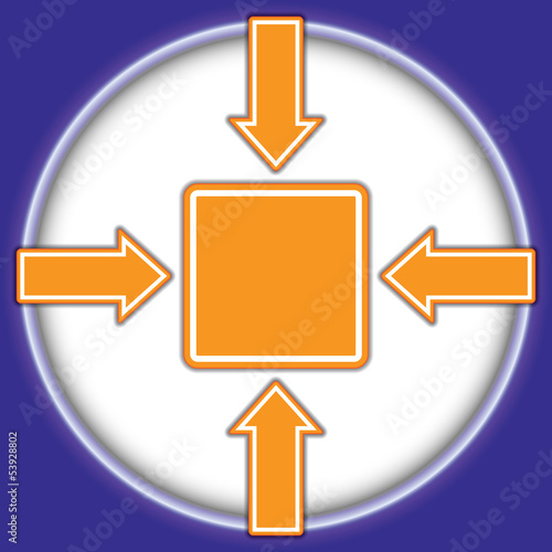 four reasons background with arrows pointing to your message