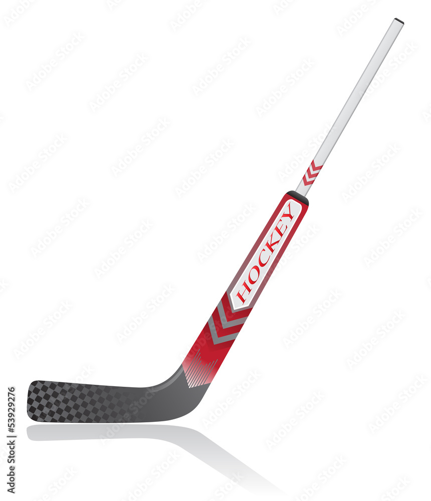 Εκτύπωση καμβά hockey stick for goalie vector illustration