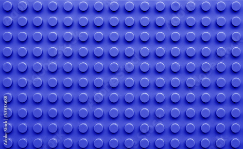 Plastic construction block - Blue