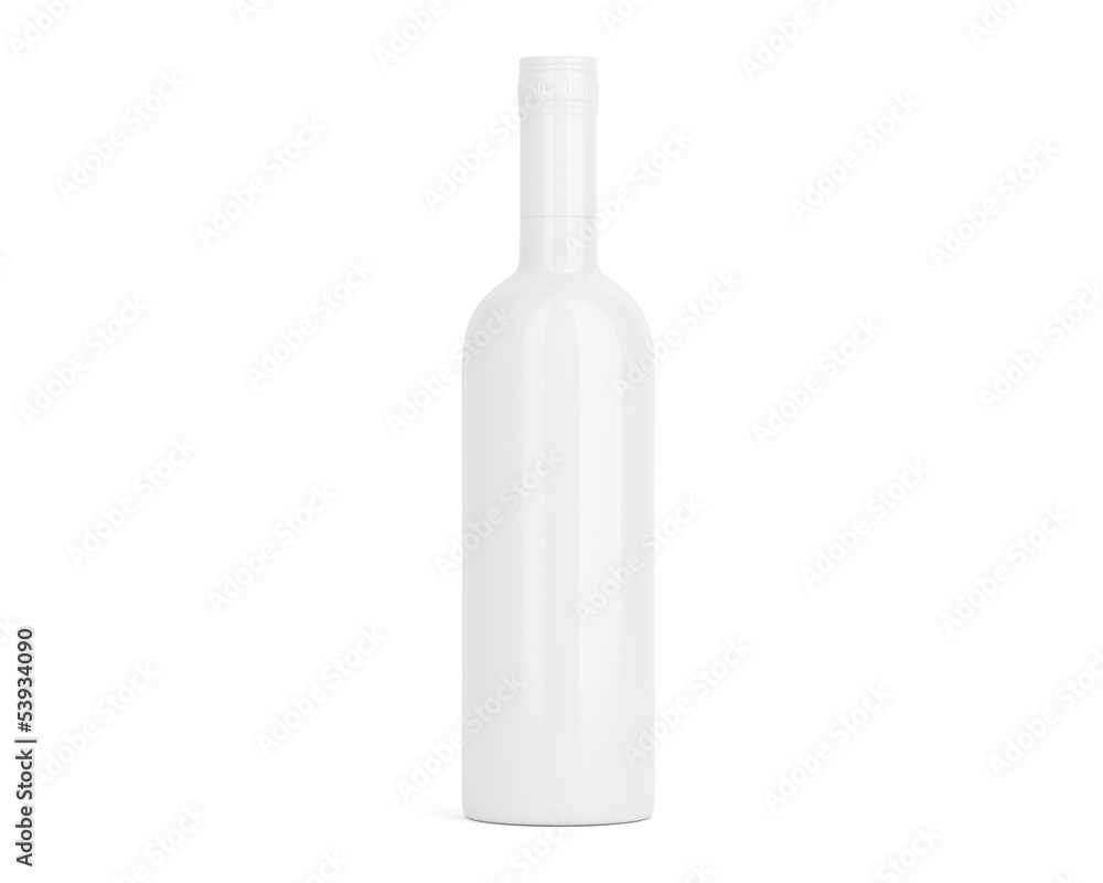 Weinflasche weiß