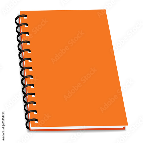 vector stack of ring binder book or notebook isolated