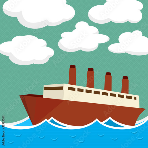 Steam ship
