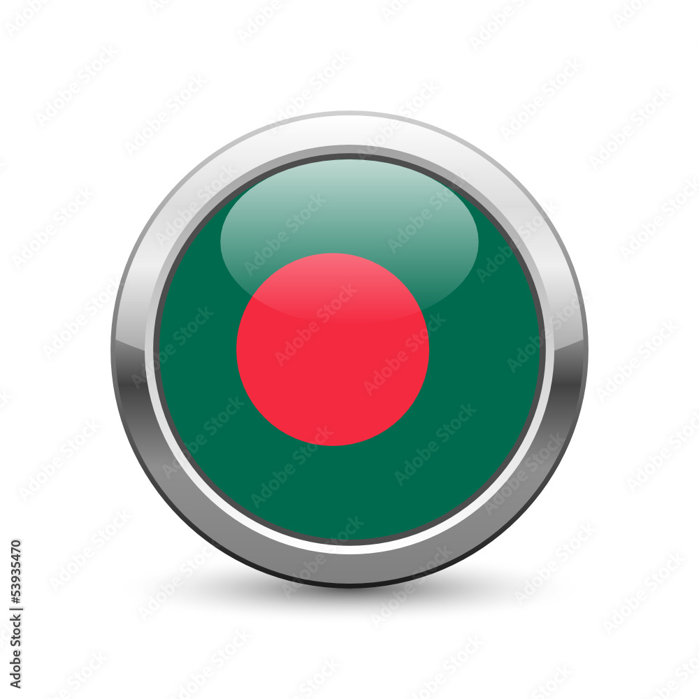 Bangladeshi flag icon web button Bangladeshi flag icon web button