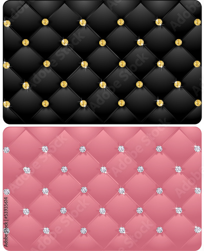 Black and pink background with brilliants