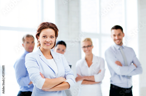 businesswoman in office