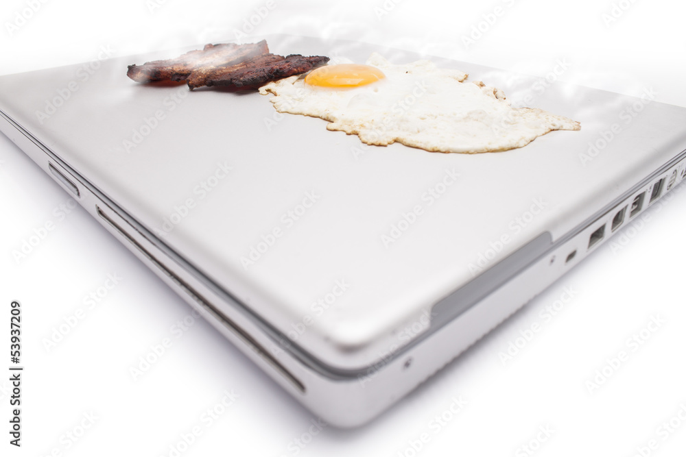 overheated notebook