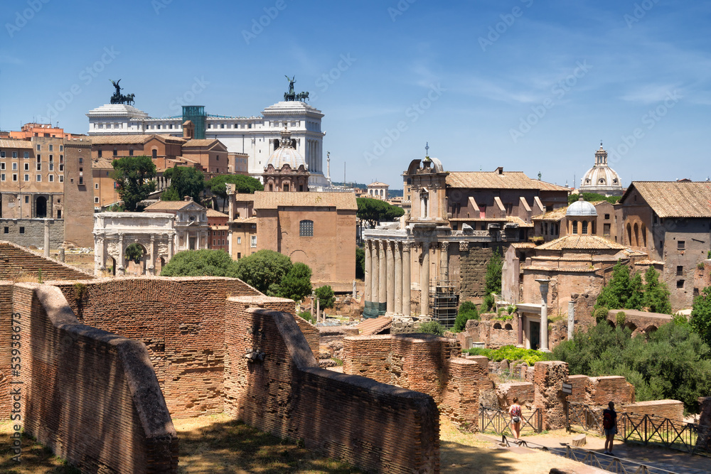 roman forum. Rome, Italy