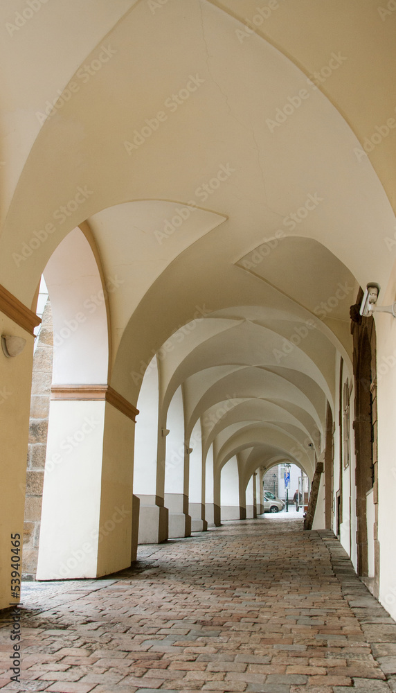 Obraz premium Fragment of an architectural building