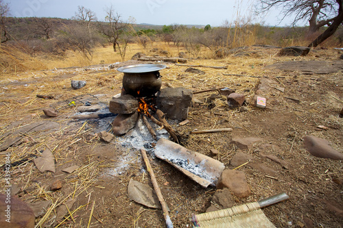 Cooking in the wilderness photo