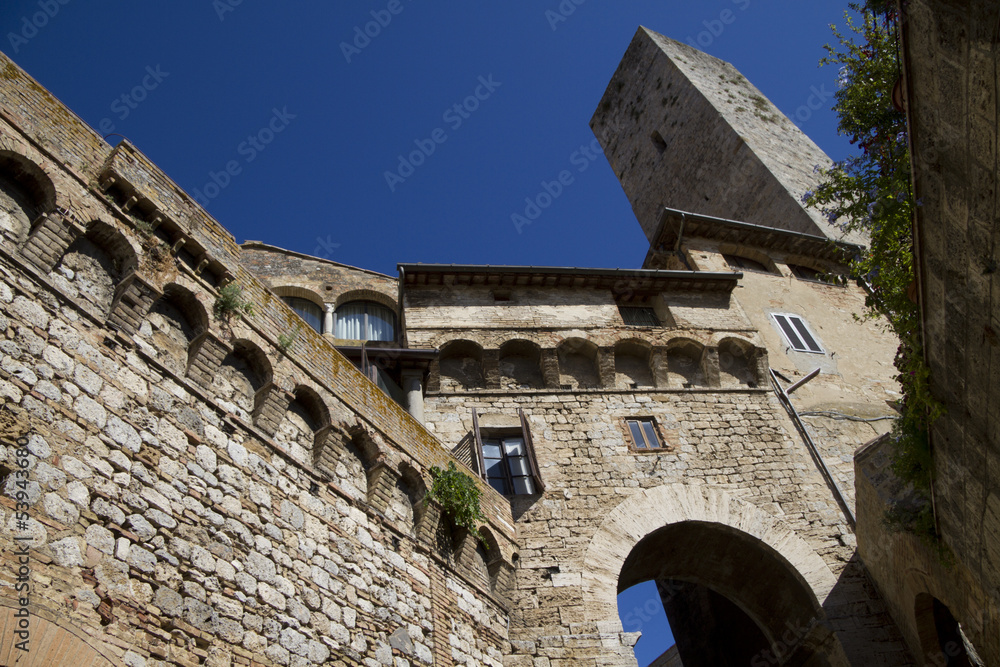 the San Gimignano in Tuscany