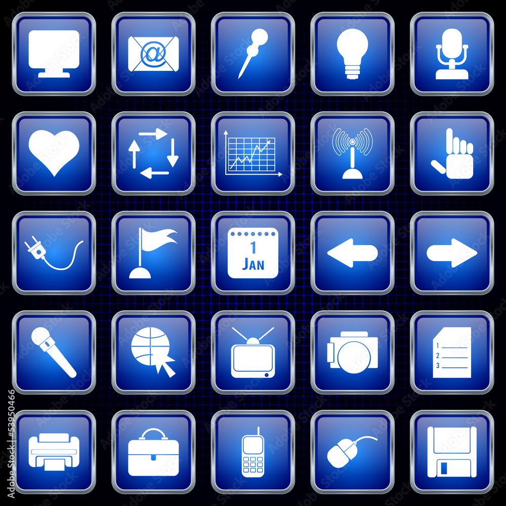 Web icons vector set Web icons vector set