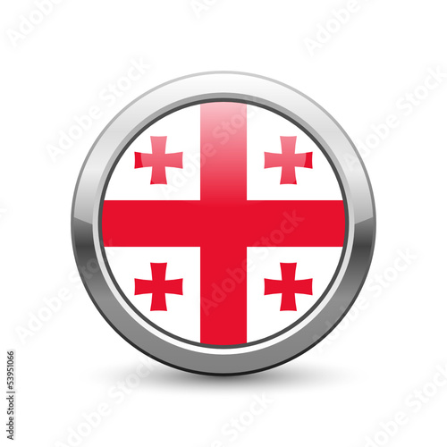 Georgian flag icon web button