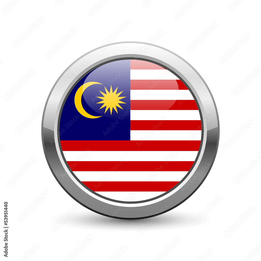 Malaysian flag icon web button