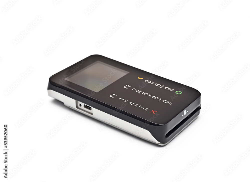 payment terminal on white background isolated payment terminal on white background isolated
