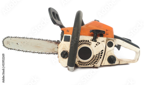 Fotografi Old chain saw