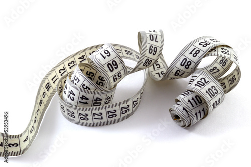 Foto curved measuring tape