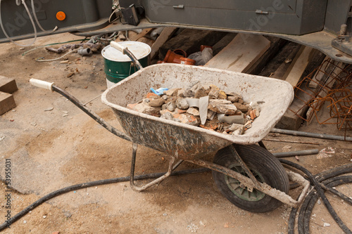 Schubkarre, Baustelle photo