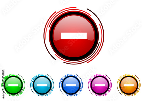 Free Download minus icon set - GFXLoad