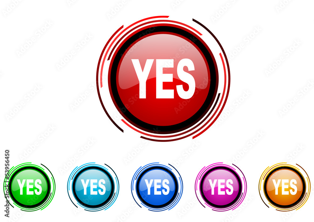 yes icon set yes icon set