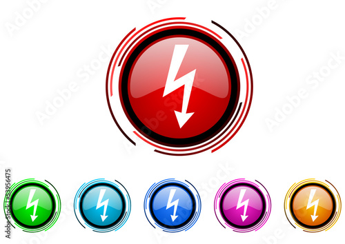 lightning icon set Free Download lightning icon set - GFXLoad