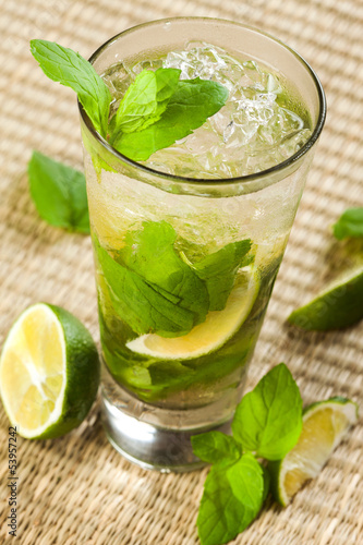 Mojito lime drink