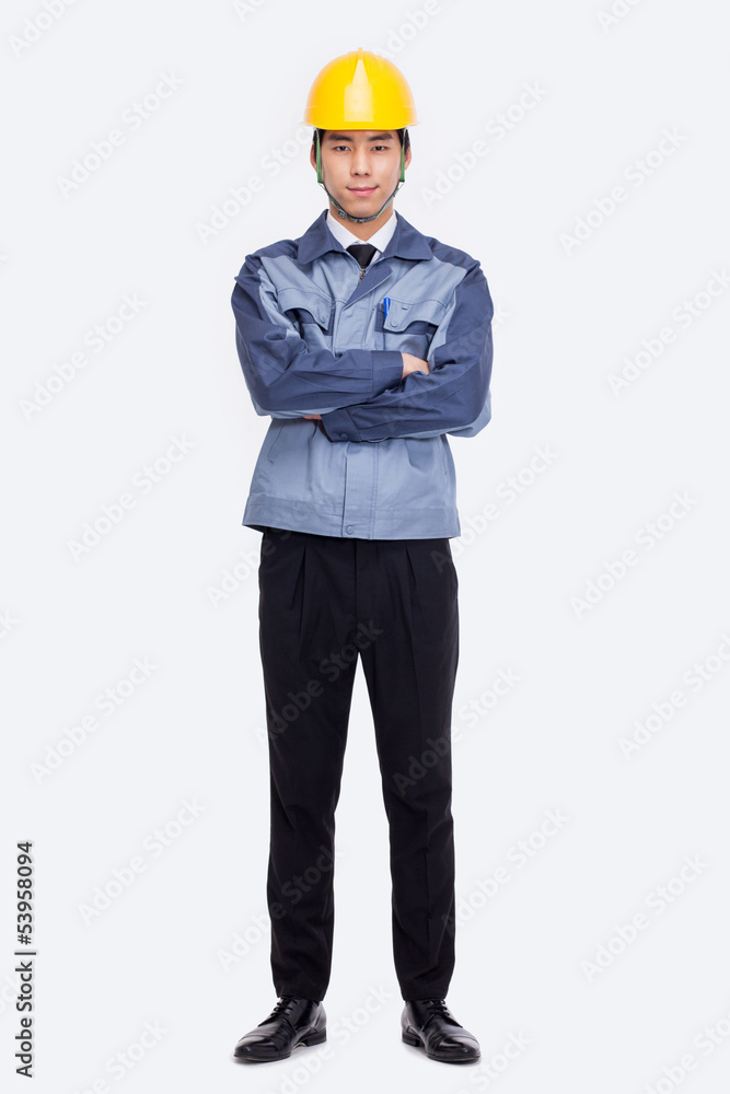 Young Asian engineer. Young Asian engineer.