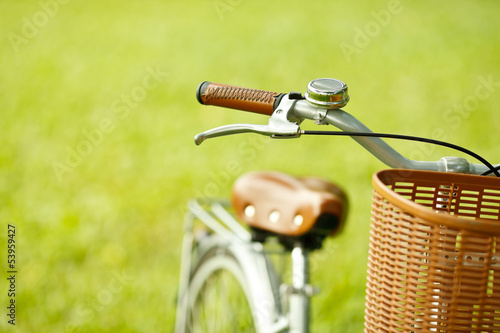 Detail of a Vintage Bicycle photo