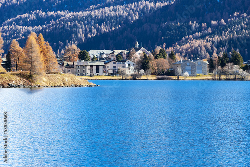 Swiss Lake Silvaplana, photo