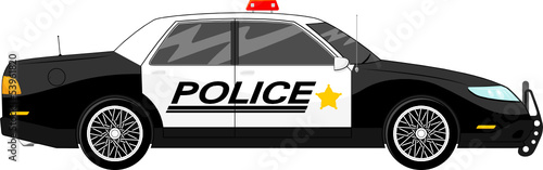 police car vector