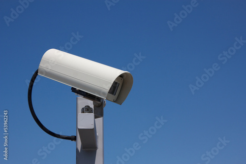Surveillance Camera Facing Right Landscape
