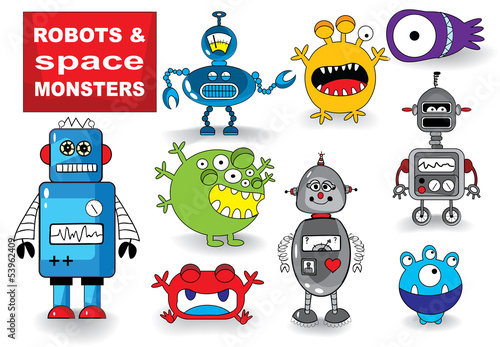 Set of Monsters and Robots