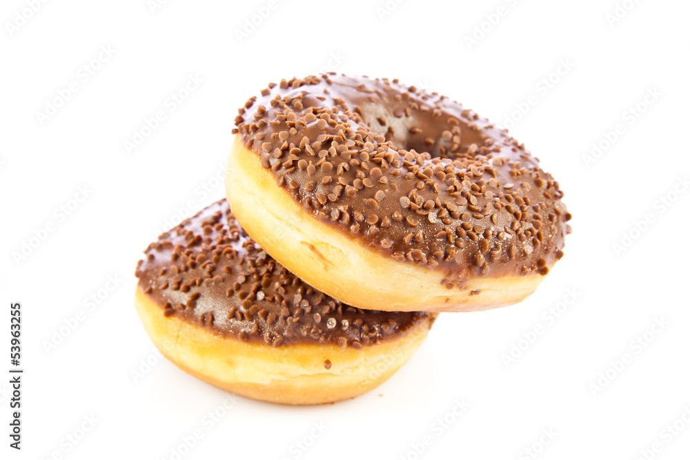 donuts isolated on white background donuts isolated on white background