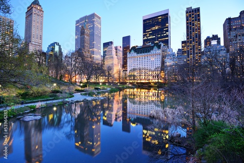 Fototapete New York City Central Park Lake