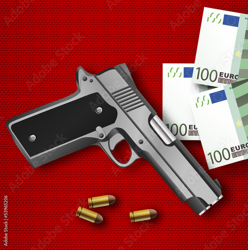 criminalité - pistolet - banditisme - rançon - terrorisme - trafic de drogue