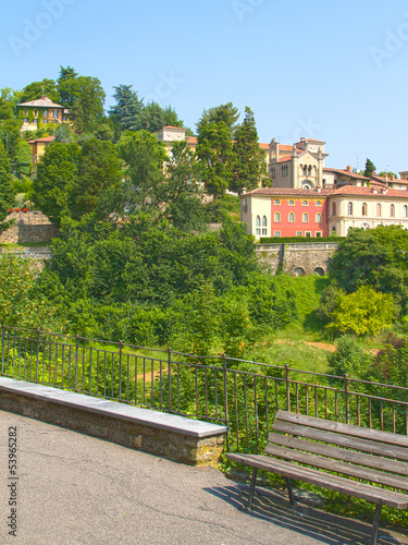 View of Bergamo, high town © Massimo Cattaneo
