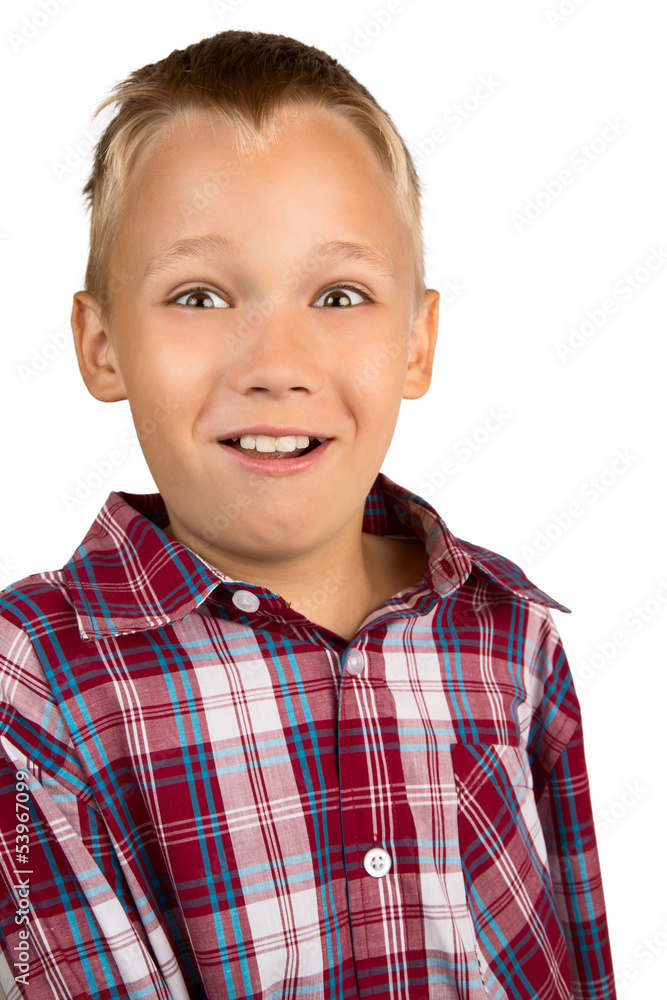 Mischievous Young Boy Mischievous Young Boy