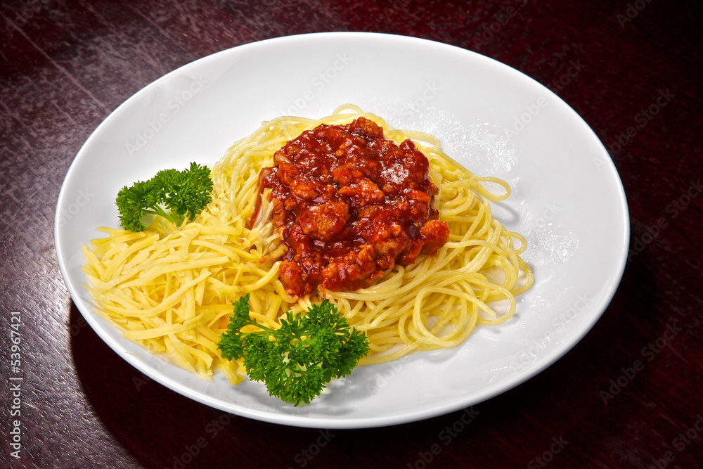 Appetizing spaghettis Appetizing spaghettis