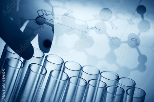 Obraz na plátně science and medical background