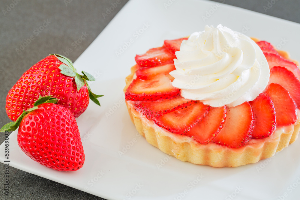 Strawberry Cream Tart Strawberry Cream Tart
