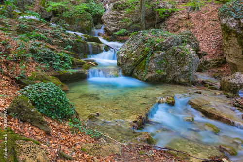 beautiful mountain river